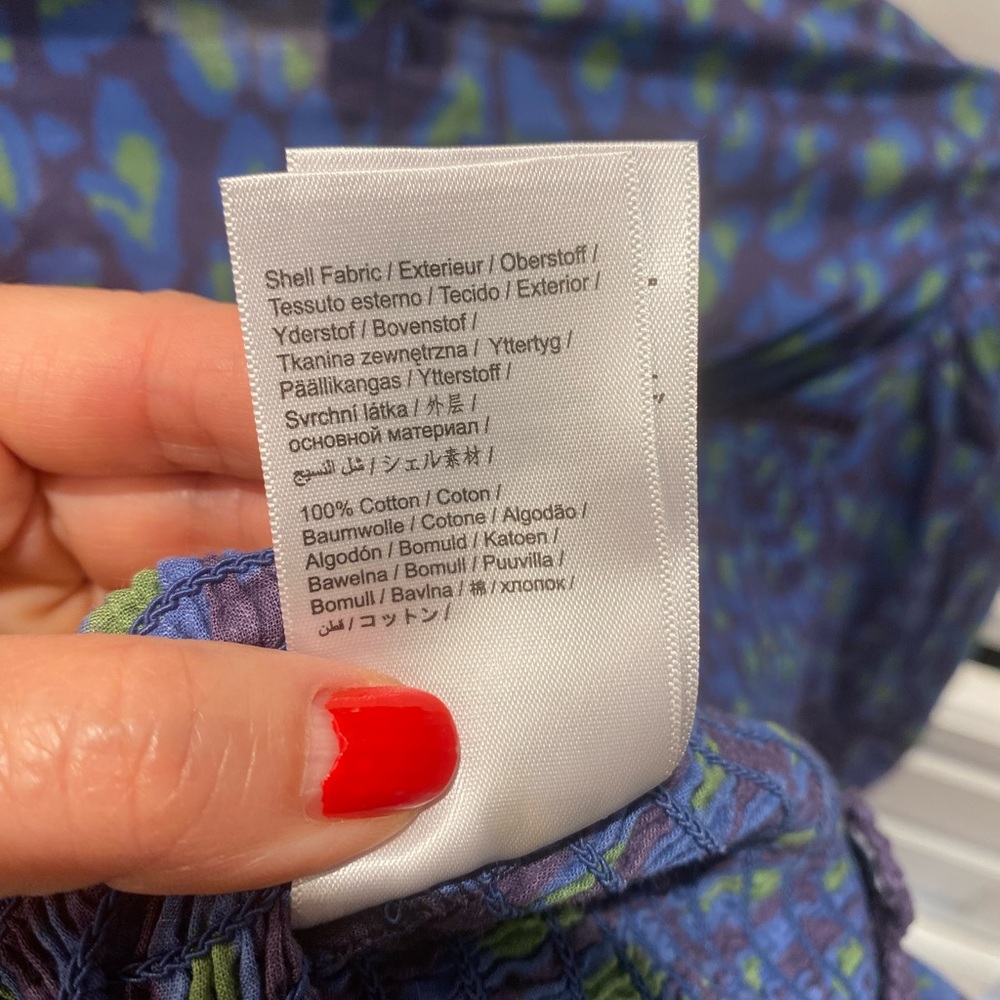 Farm Rio Smocked blouse - Picture 4 of 7
